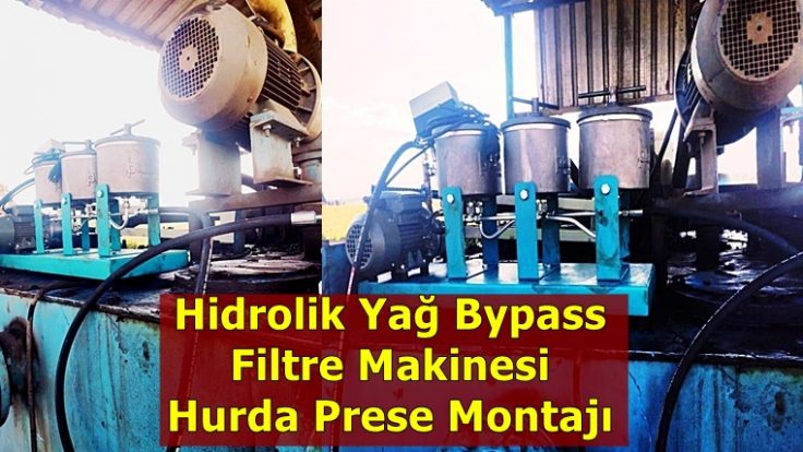 Hurda Pres Makinesi Yağ Filtresi