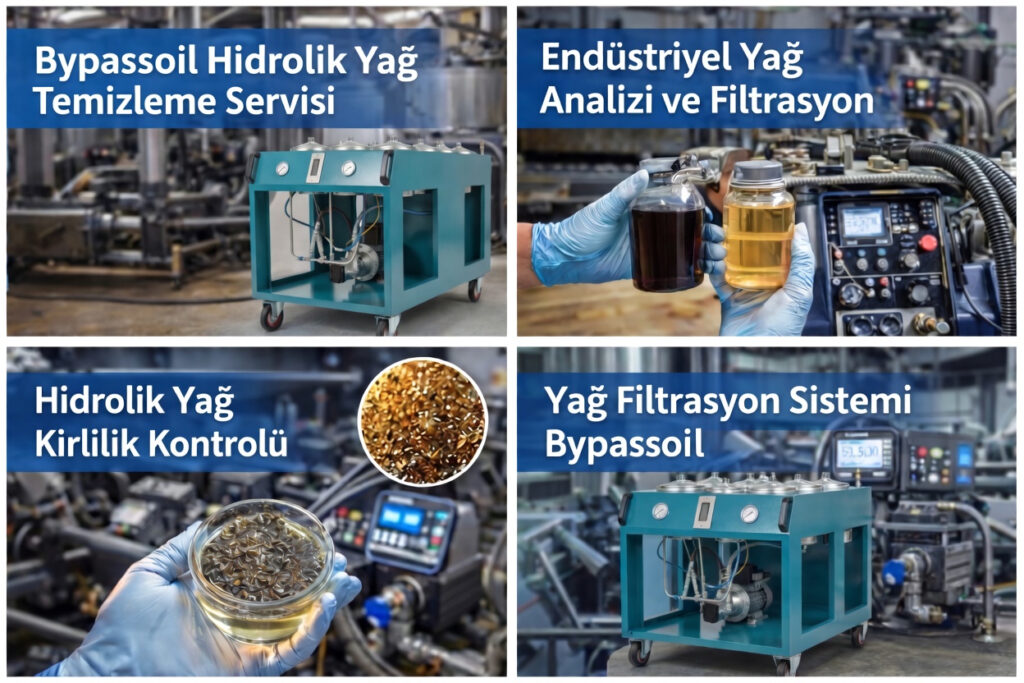 Endüstriyel Hidrolik Yağ Temizleme Servisi | Bypassoil